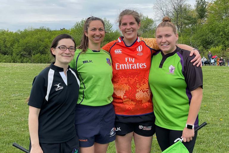 Aoife Hanley, Michelle O’Brien, Emily Grambsch, Kayla McQuestion